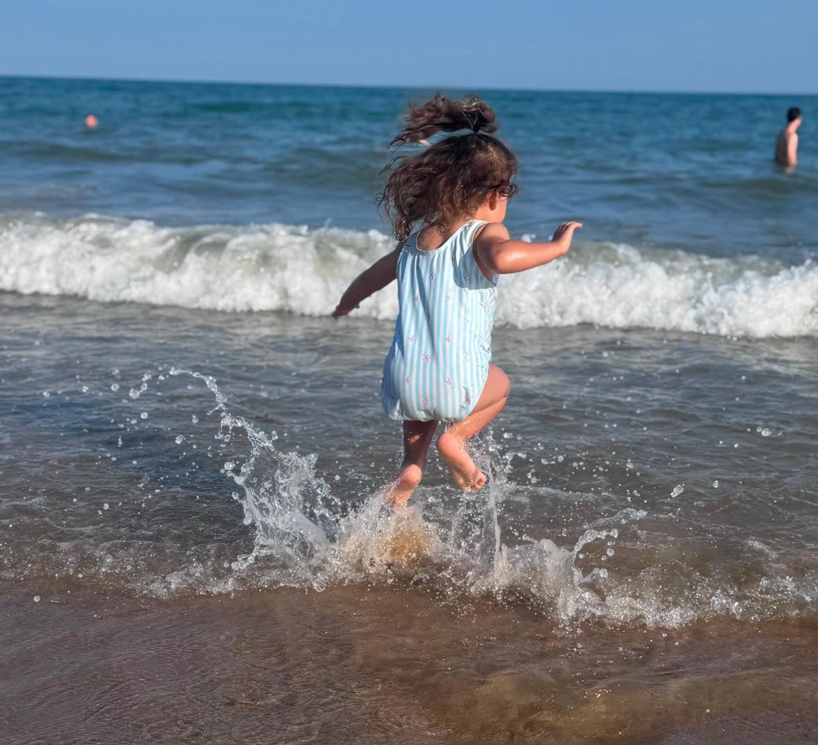Child in the sea. Credit: BCP Council