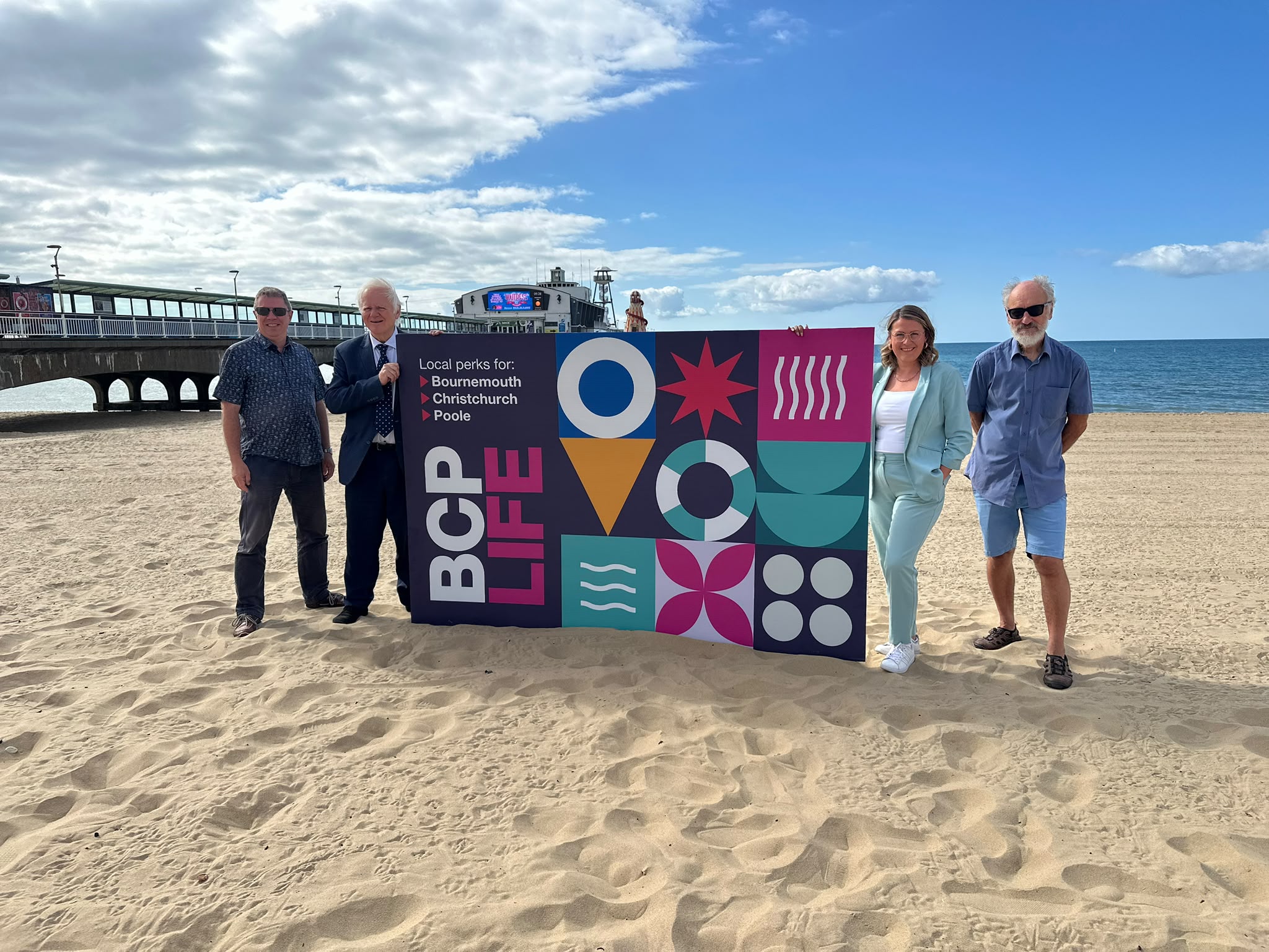 BCP LIFE - Cllrs Brown, Cox, Earl and Hadley Credit: BCP Council
