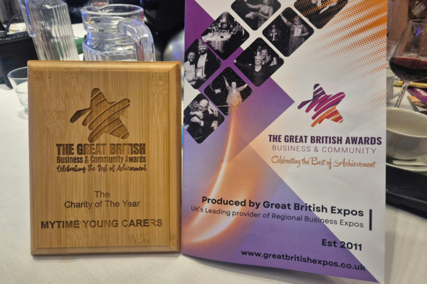 Charity of the year - mytime young carers