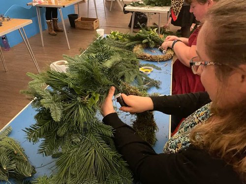 Wreath Workshop with Diverse Abilities