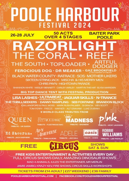 Poole Harbour Festival Lineup