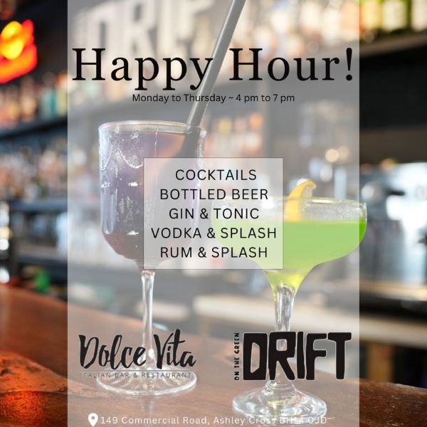 Happy Hour at Dolce Vita