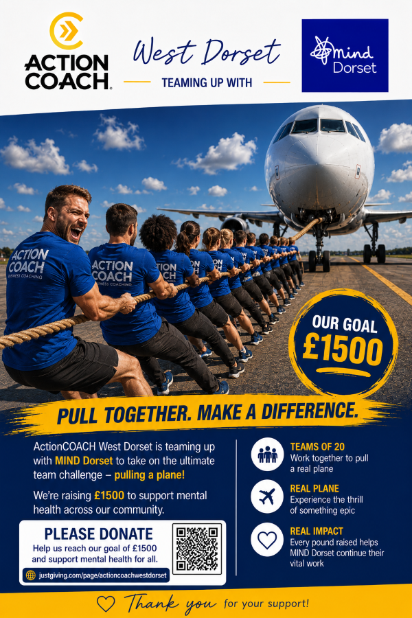 ActionCOACH West Dorset Plane Pull for MIND Dorset