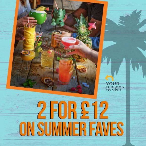 2 FOR £12 COCKTAILS at The Coconut Tree Bournemouth
