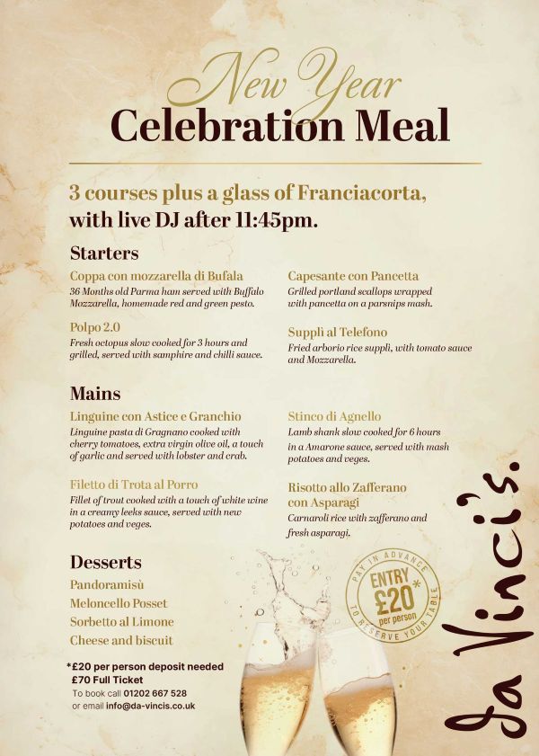 New Year's Eve at Da Vinci