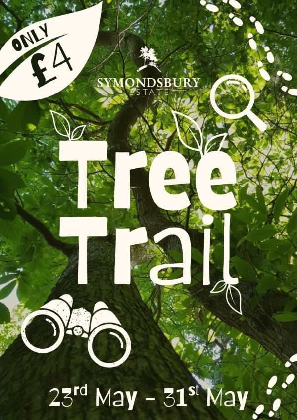 Half Term Trail at Symondsbury Estate Poster Showing Event Information