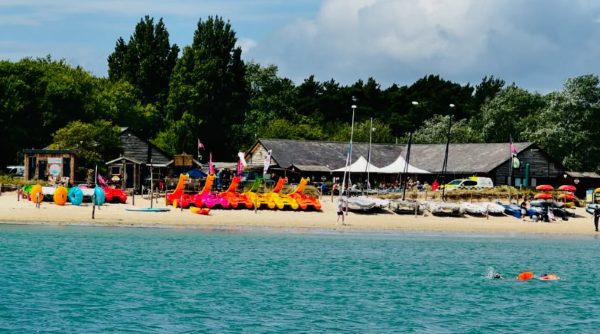 Windsurfing in Studland