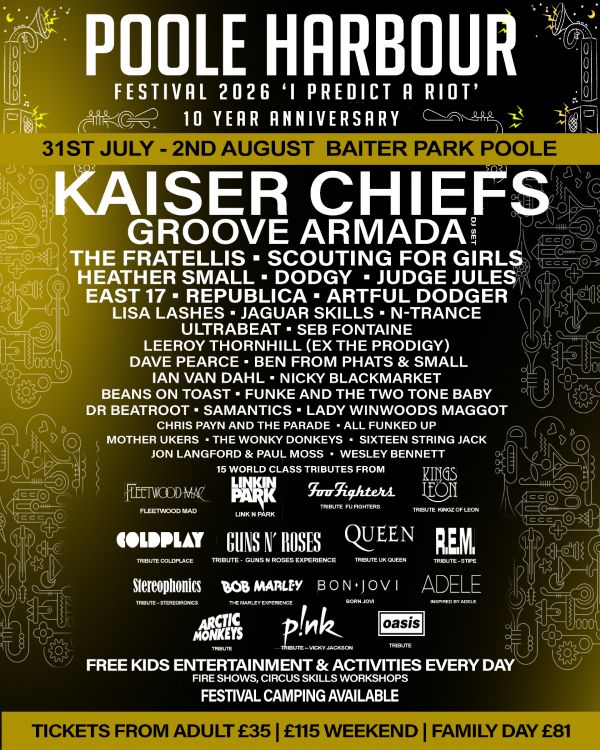 Poole Harbour Festival 2026 | Live Music & Family Festival in Dorset