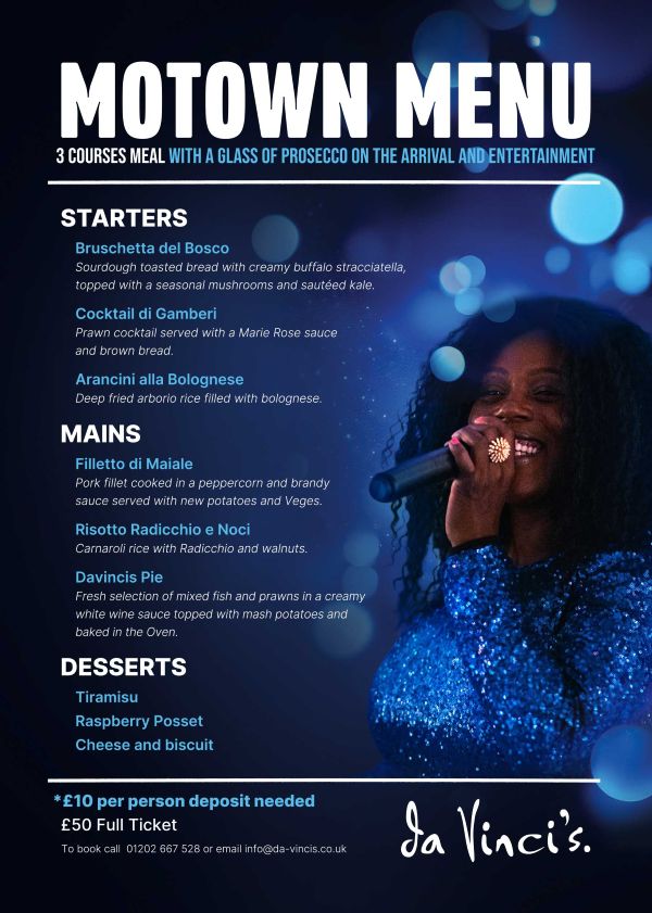 An Evening of Motown at Da Vinci