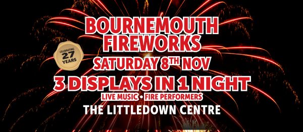 Bournemouth Fireworks at Littledown Centre