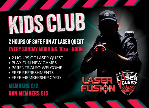 Kids Club at Laser Quest Bournemouth