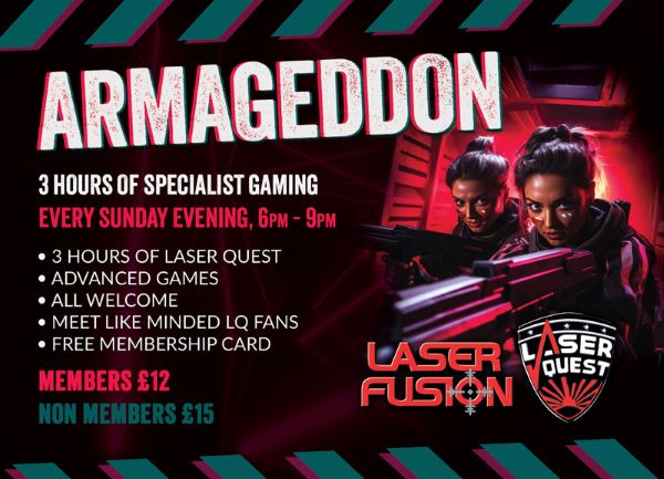 ARMAGEDDON Special at Laser Quest Bournemouth