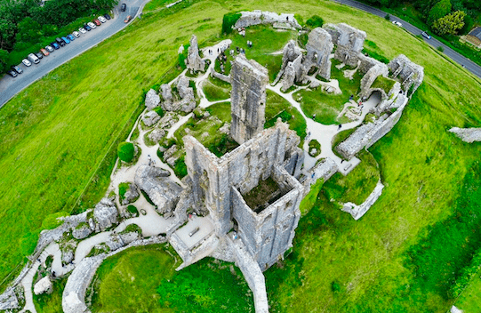 Winter Lights at Corfe Castle