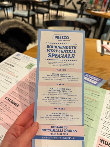 prezzo bournemouth review 