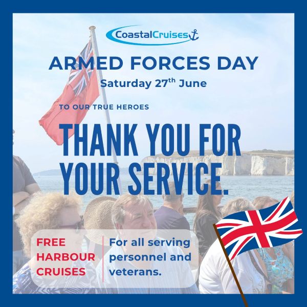 Coastal Cruises Poole Offers Free Harbour & Islands Cruises for Armed Forces Day