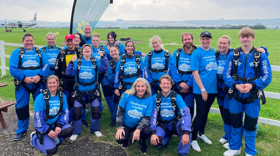 Skydive with Lewis-Manning Hospice Care