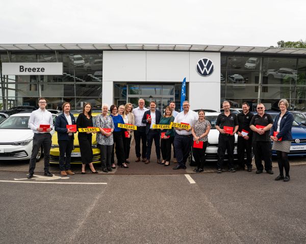 Breeze Motor Group Celebrates 25 Years of Teamwork and Loyalty