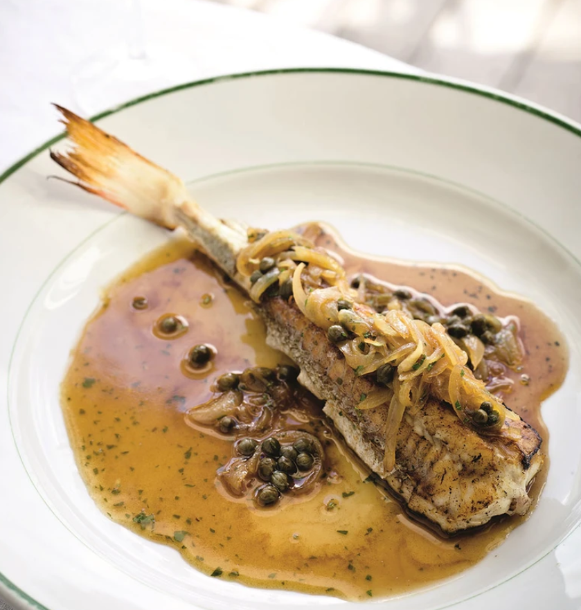 RECIPE: Gurnard with Onions and Capers in Agrodolce