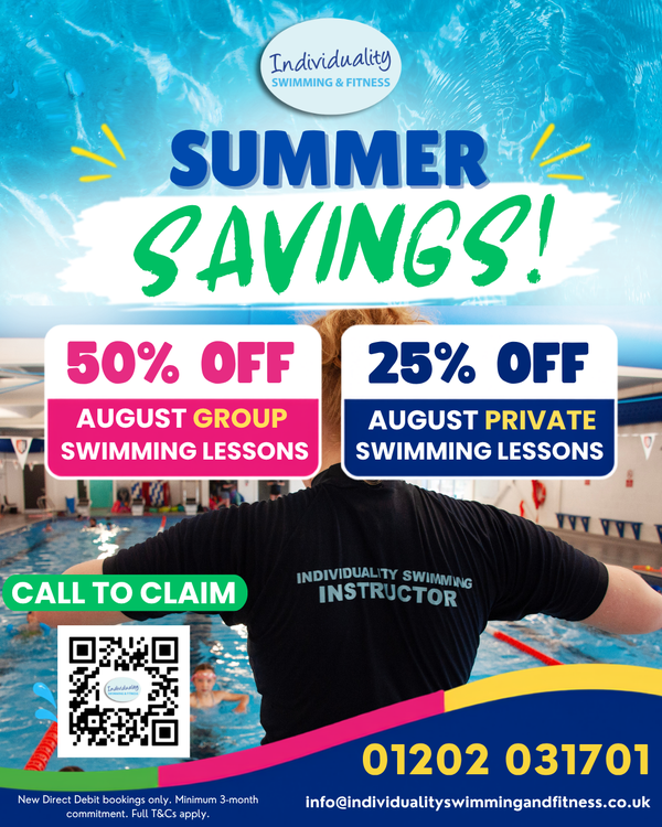 Summer Savings on Swimming Lessons at Individuality Swimming & Fitness