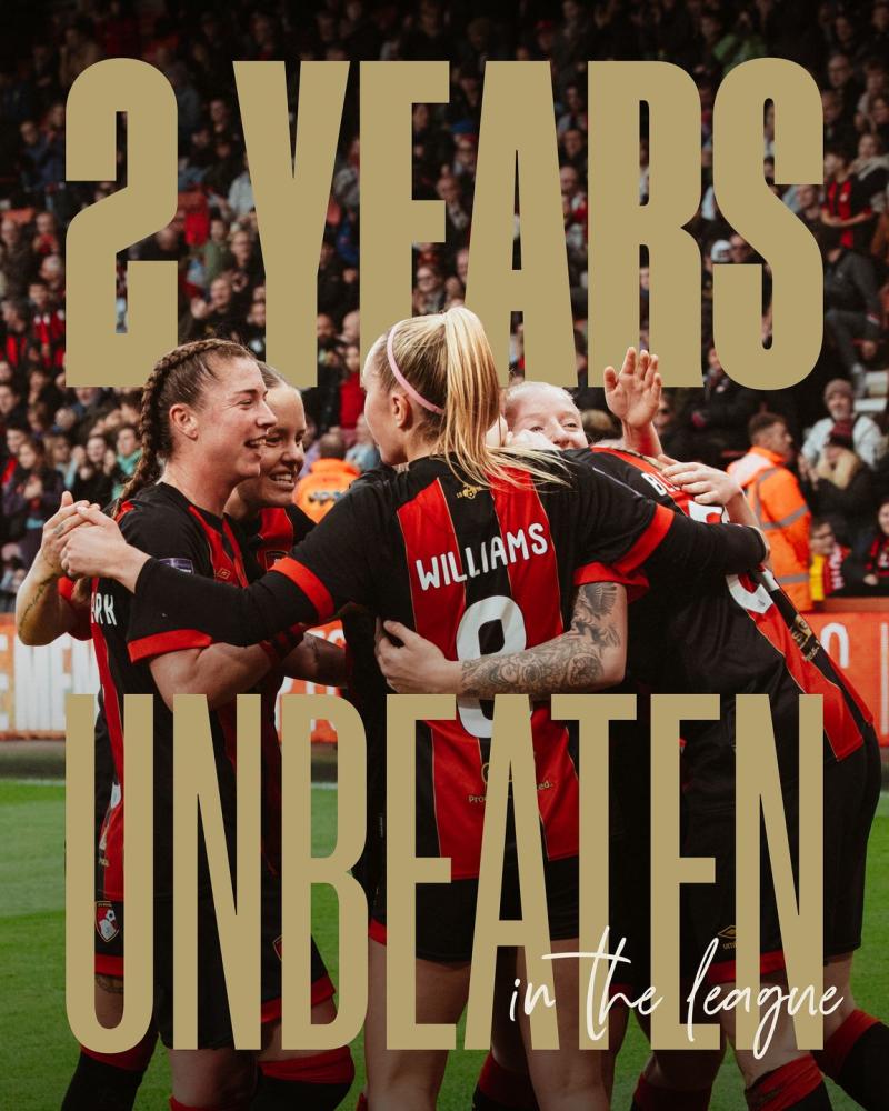 AFC Bournemouth's women reach incredible milestone